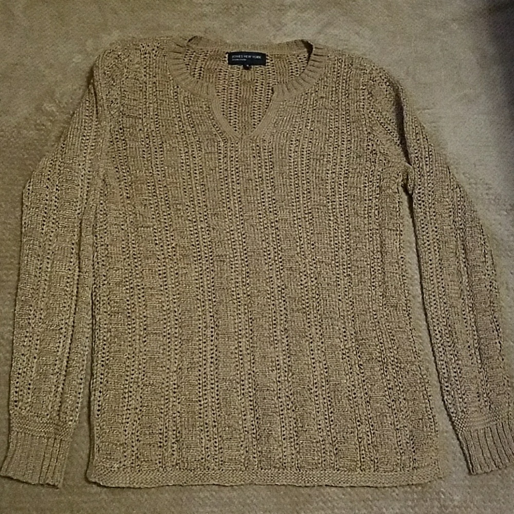 56% cotton polyester knitted sweater